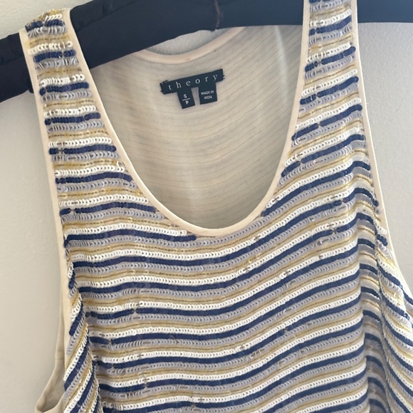 Theory sequined tank top - Picture 2 of 6